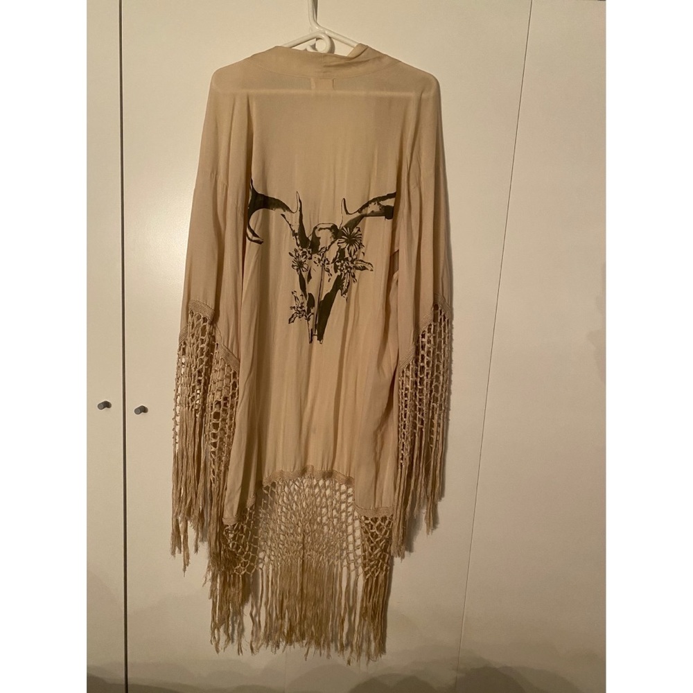 Spell Gyspsy Collective Fringe Kimono Robe Ram